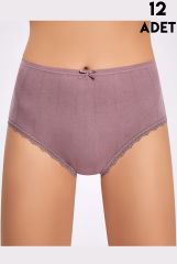 İlke 286 Jakarlı Dantelli Bayan Bato12'li (XL-2XL-3XL-4XL)