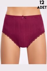 İlke 286 Jakarlı Dantelli Bayan Bato12'li (XL-2XL-3XL-4XL)