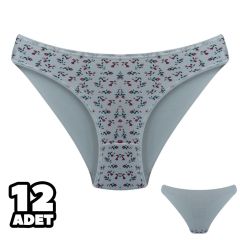 Dondeza 101-142 Desenli Bayan Bikini 12'li