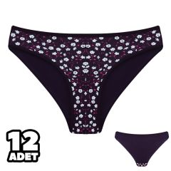 Dondeza 101-131 Desenli Bayan Bikini 12'li