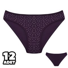 Dondeza 101-129 Desenli Bayan Bikini 12'li