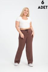 Vogsing 385 (2XL-3XL-4XL) Geniş Fitilli Battal Bayan Tek Alt 6'lı