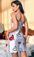 NIGHTLIGHT 3646 Saten Gecelik
