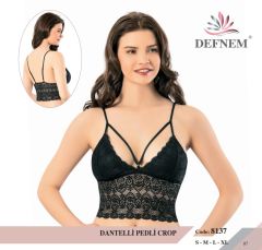 Defnem 8137 Dantelli Pedli Crop
