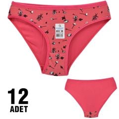 Dondeza 101-106 Desenli Bayan Bikini 12'li