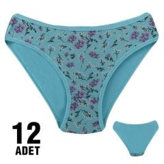 Dondeza 101-126 Desenli Bayan Bikini 12'li