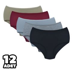 Dondeza 3058 XXL Beden Yüksek Bel Toparlayıcı Külot 12'li