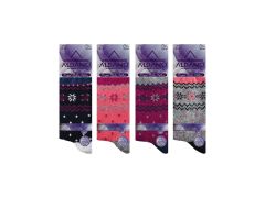 Aldano 04-2 Lambswool Yün Kışlık Bayan Soket 12'li
