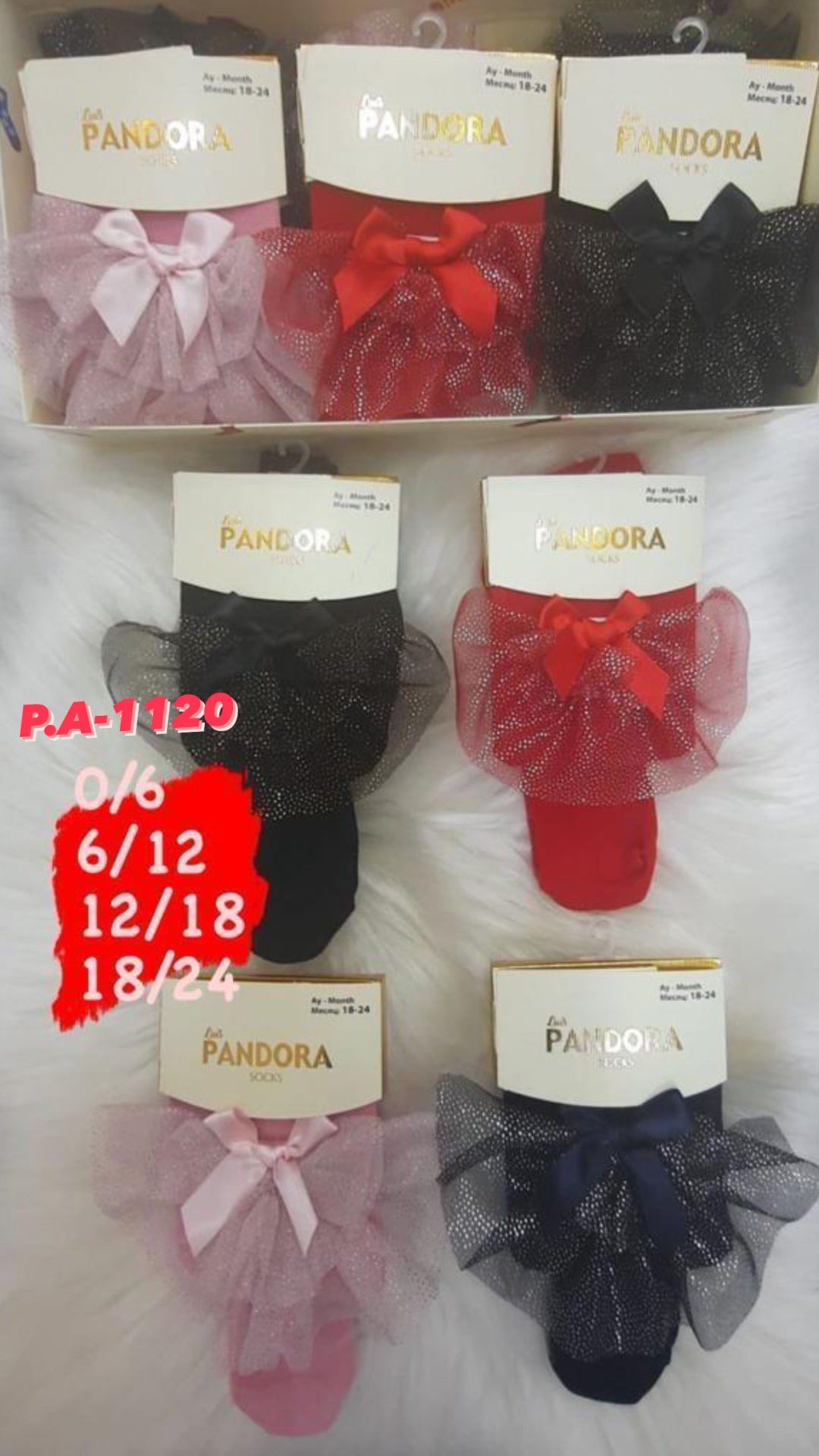 Luis Pandora 1120 Aksesuarlı Külotlu Çorap 6'lı