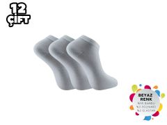 Şirin 7035-2 Dikişsiz Erkek Bambu Patik 12'li