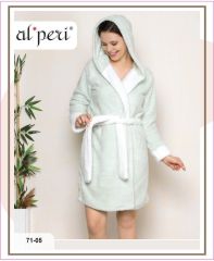Alperi 71-05 Polar Bayan Uzun Kollu Sabahlık 4'lü