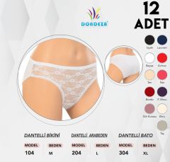 Dondeza 304 Dantelli Bayan Bato 12'li