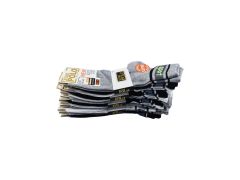 XGRİ POLO (E-E-7-6) Erkek Uzun Konç Patik 12'li