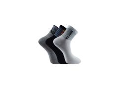 XGRİ POLO (E-E-7-7) Erkek Uzun Konç Patik 12'li