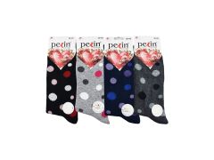 Pelin 9-11 Naturel Pamuk Bayan Soket Çorap 12'li