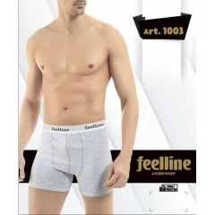 Feelline 1003 Erkek Likralı Boxer 12'li