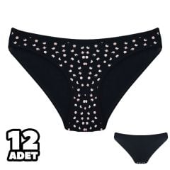 Dondeza 101-144 Desenli Bayan Bikini 12'li