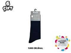 Pierre Cardin 832-Lacivert Erkek Bambu Çorap 6'lı