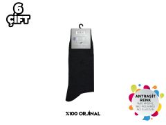 Pierre Cardin 934-Antrasit Erkek Modal Çorap 6'lı