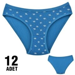 Dondeza 101-26 Desenli Bayan Bikini 12'li