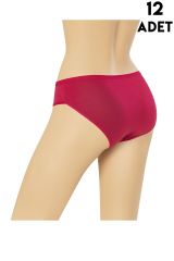 Dondeza 263 (L Beden) Düz Viskon Bayan Bikini 12'li