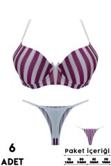 Love Secret 2-5 B Cup Balenli Destekli Bayan Sütyen Takım 6'lı