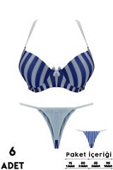 Love Secret 2-7 B Cup Balenli Destekli Bayan Sütyen Takım 6'lı