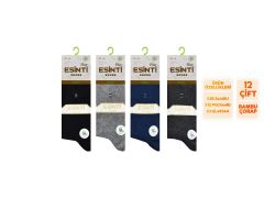 Esinti 25-6 Dikişsiz Kokulu Erkek Bambu Soket 12'li