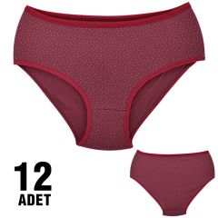 Dondeza 301-51 Desenli Bayan Bato 12'li