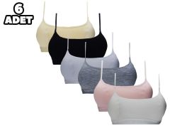 Dondeza 431 Petli Kaşkorse Kız Çocuk Bustiyer 6'lı
