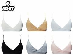 Dondeza 433 Pedli Kız Çocuk Bustiyer 6'lı