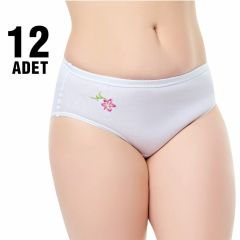 Seher İşlemeli Bayan Kom 12'li