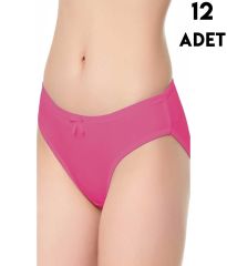 Tutku 0678 İnce Bel Fiyonk Bayan Bikini 12'li