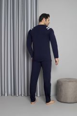 Tekten 5840 Erkek Uzun Kollu Pijama Takım 4'lü
