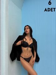 Cansoy 688 Mor Simli Hologram Balenli Destekli Sütyen Takım 6'lı