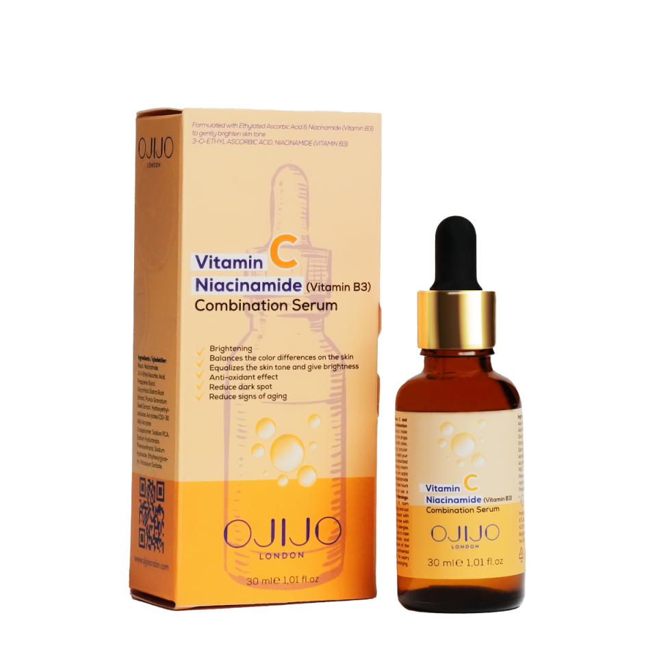 Aydınlatıcı ve Renk Tonu Eşitleyici Niasinamid Destekli C Vitamini Serum 30 ml