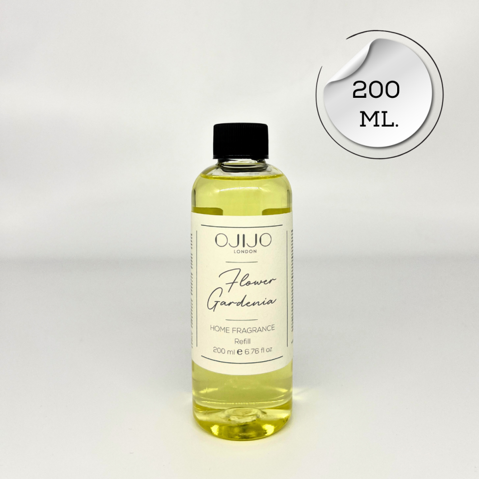 Flower Gardenia Çubuklu Oda Kokusu Yedek Dolum Şişesi 200 ml
