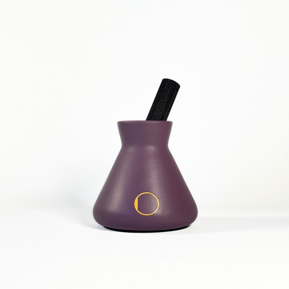 Çubuklu Oda Kokusu, Mürdüm Seramik Pot