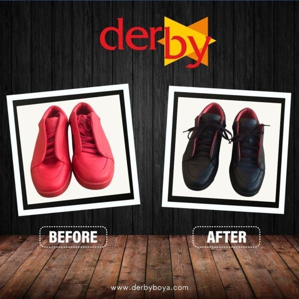 Derby Deri Ayakkabı Renk Değiştirme Seti Kahve