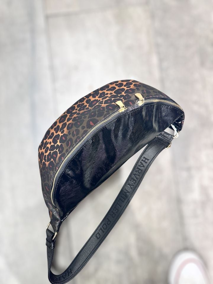 Leopar Çapraz Kadın Çantası
