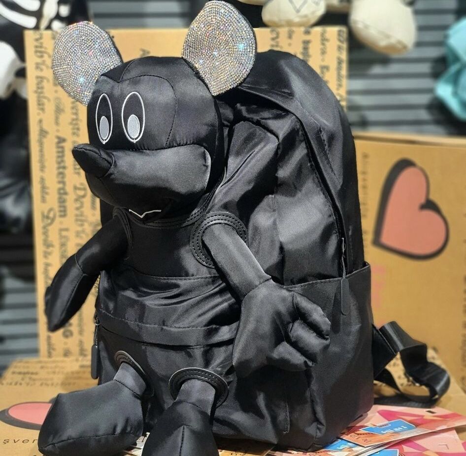 Siyah Sırt Çantası Mickey