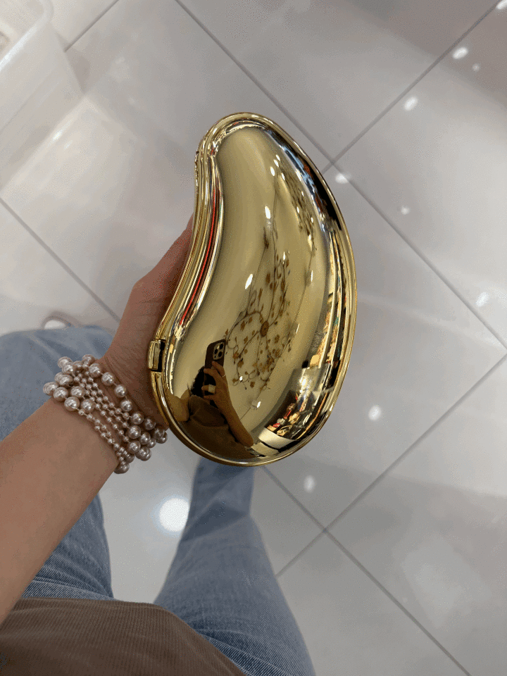 Gold Damla Clutch