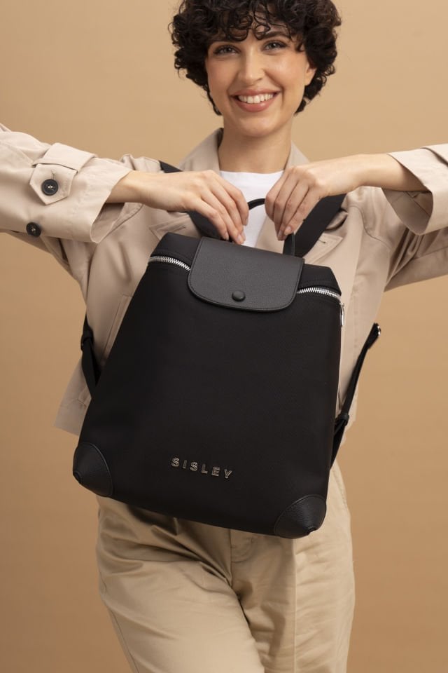 Sisley Siyah Sırt Çantası