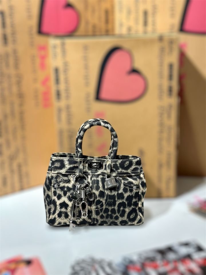 Leopar Mini Çapraz Kadın Çantası