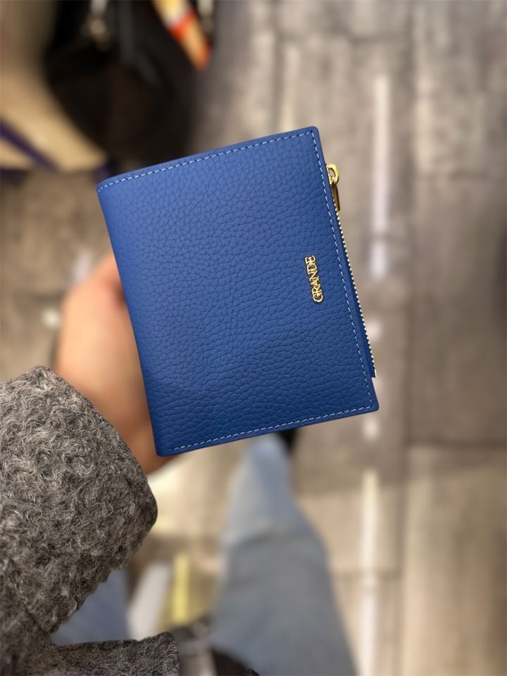 Saks Mavi Deri Cüzdan