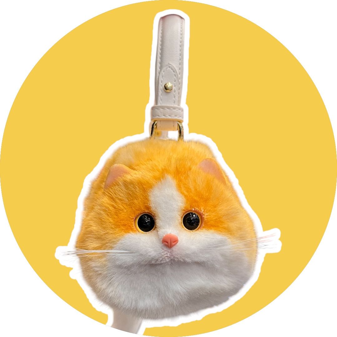 Sarı Kadın Çantası Kedi