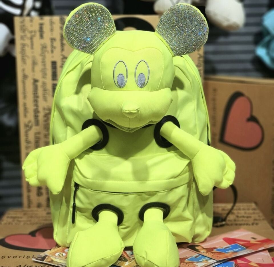 Yeşil Sırt Çantası Mickey