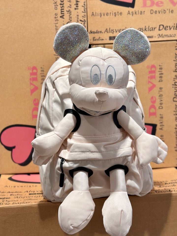 Bej Sırt Çantası Mickey