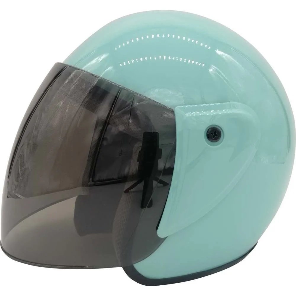 Pro Helmet F-009 Siyah Camlı Yarım Kask