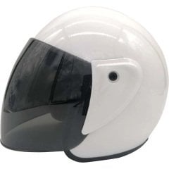 Pro Helmet F-009 Siyah Camlı Yarım Kask